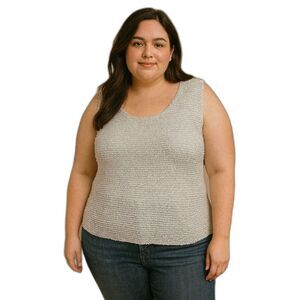 Y2K popcorn STRETCHY textured fabric top 2x